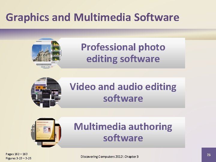 Graphics and Multimedia Software Professional photo editing software Video and audio editing software Multimedia