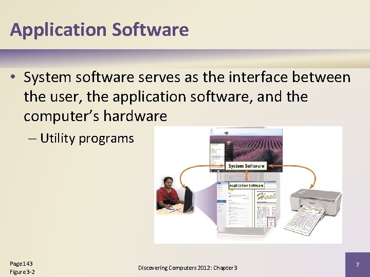 Application Software • System software serves as the interface between the user, the application