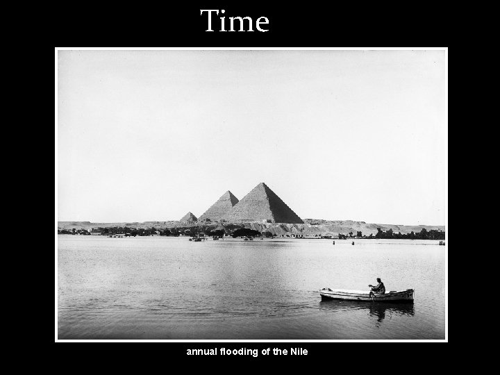 Time annual flooding of the Nile 