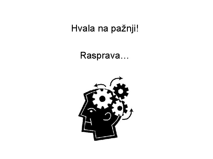 Hvala na pažnji! Rasprava… 