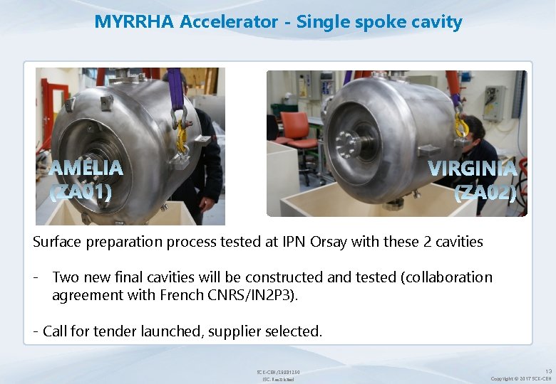 MYRRHA Accelerator - Single spoke cavity Surface preparation process tested at IPN Orsay with