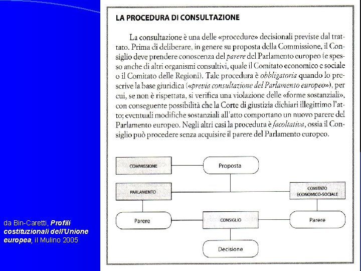 da Bin-Caretti, Profili costituzionali dell’Unione europea, il Mulino 2005 