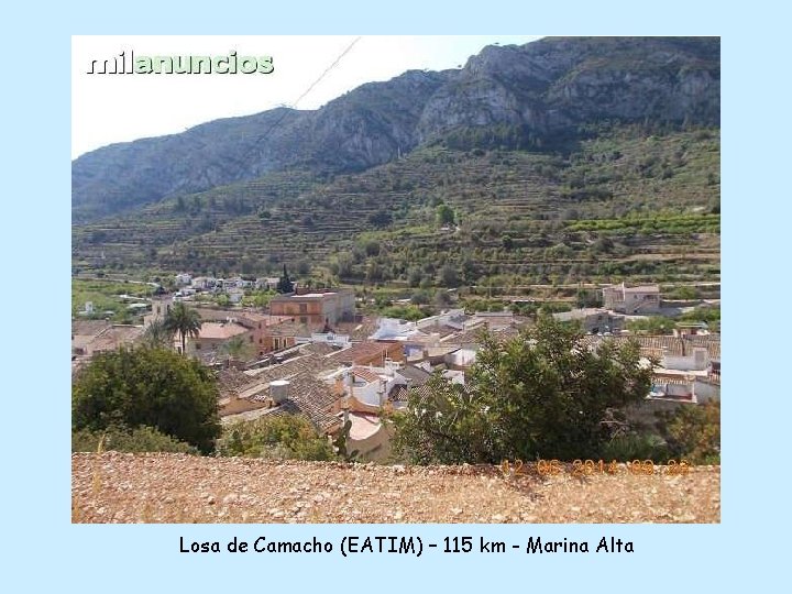 Losa de Camacho (EATIM) – 115 km - Marina Alta 