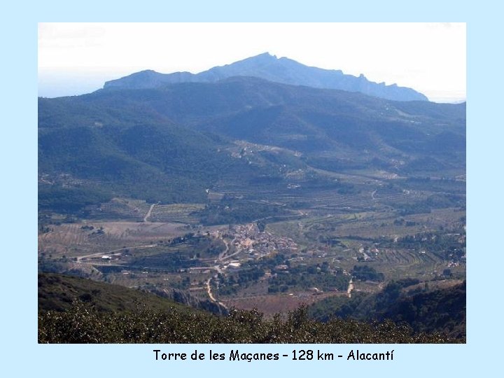 Torre de les Maçanes – 128 km - Alacantí 