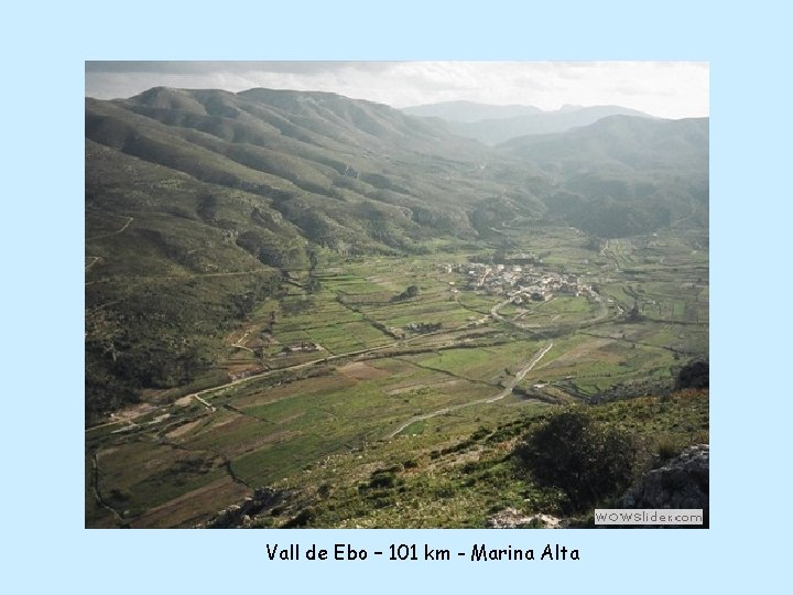 Vall de Ebo – 101 km - Marina Alta 