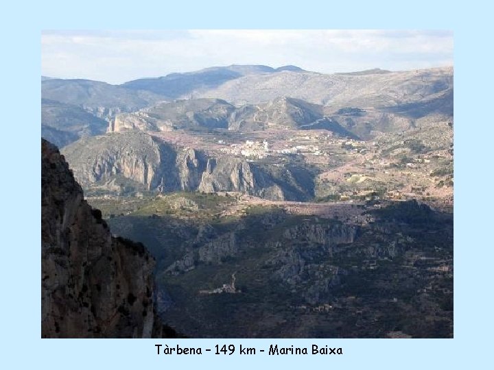 Tàrbena – 149 km - Marina Baixa 