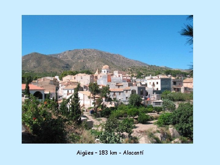 Aigües – 183 km - Alacantí 