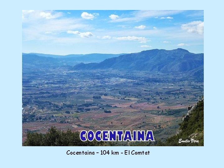 Cocentaina – 104 km - El Comtat 