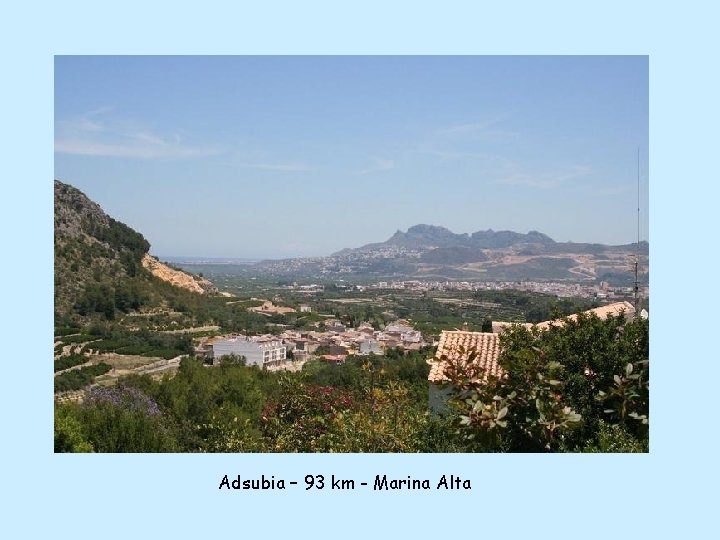 Adsubia – 93 km - Marina Alta 