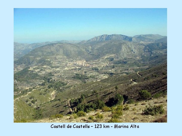 Castell de Castells – 123 km - Marina Alta 