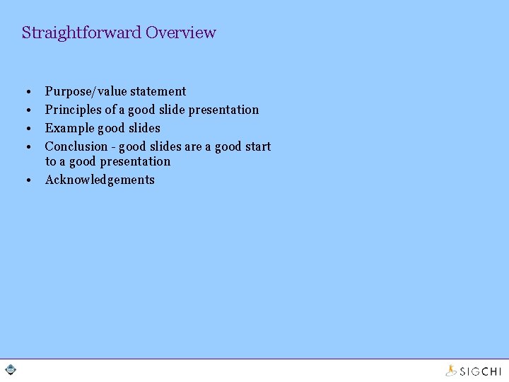 Example Good Slides For A Chi Paper Presentation