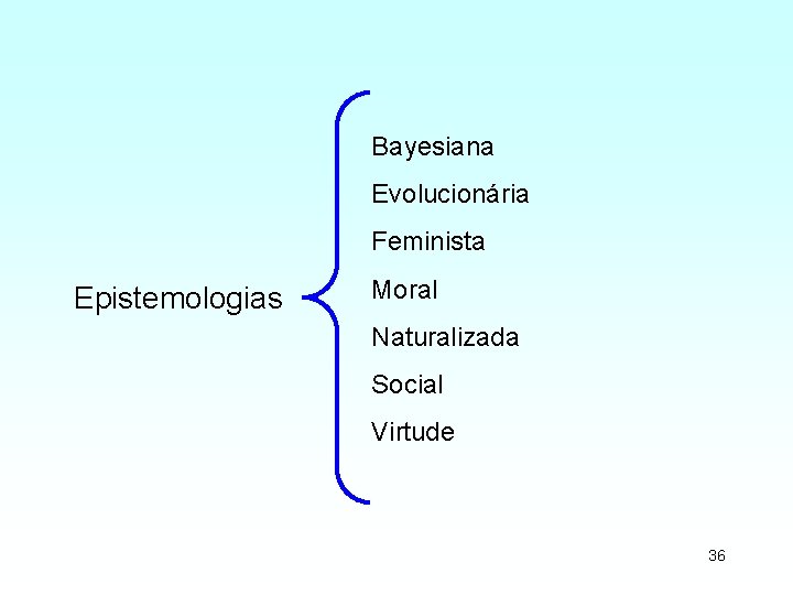 Bayesiana Evolucionária Feminista Epistemologias Moral Naturalizada Social Virtude 36 