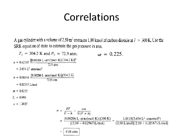 Correlations 