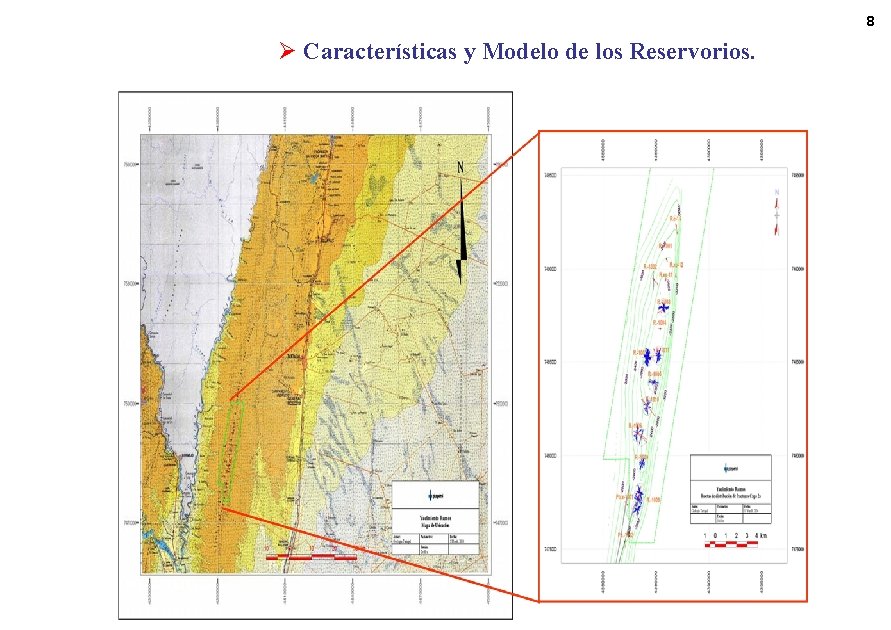8 Ø Características y Modelo de los Reservorios. 