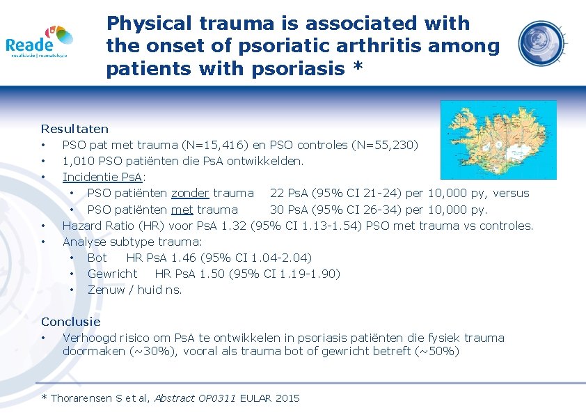 Physical trauma is associated with the onset of psoriatic arthritis among patients with psoriasis