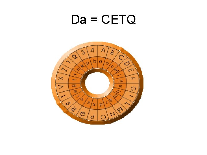 Da = CETQ Da = CETQ