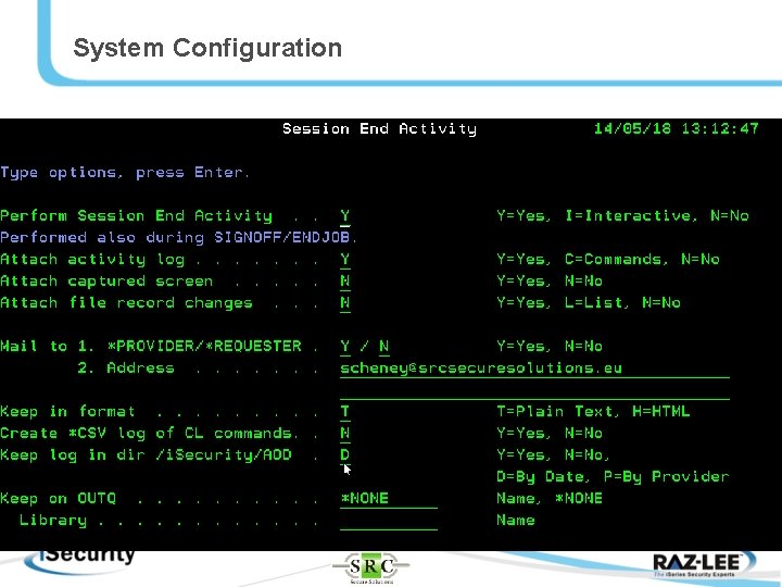 System Configuration 