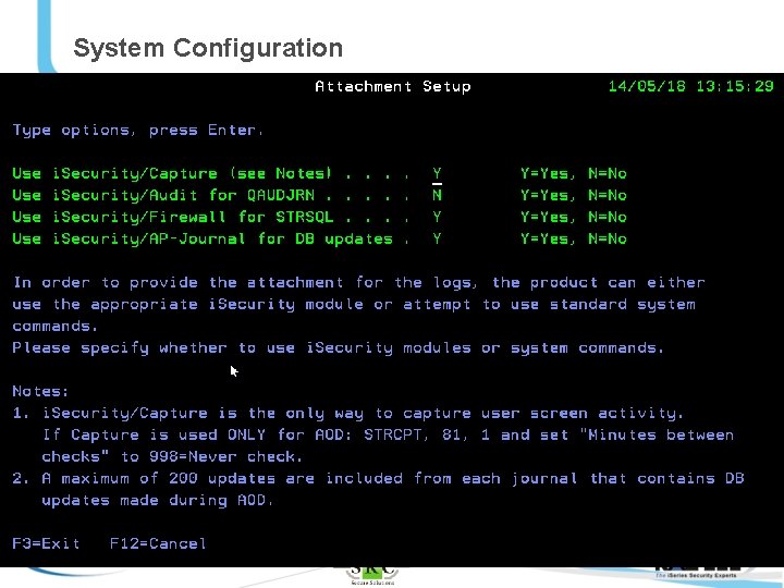 System Configuration 