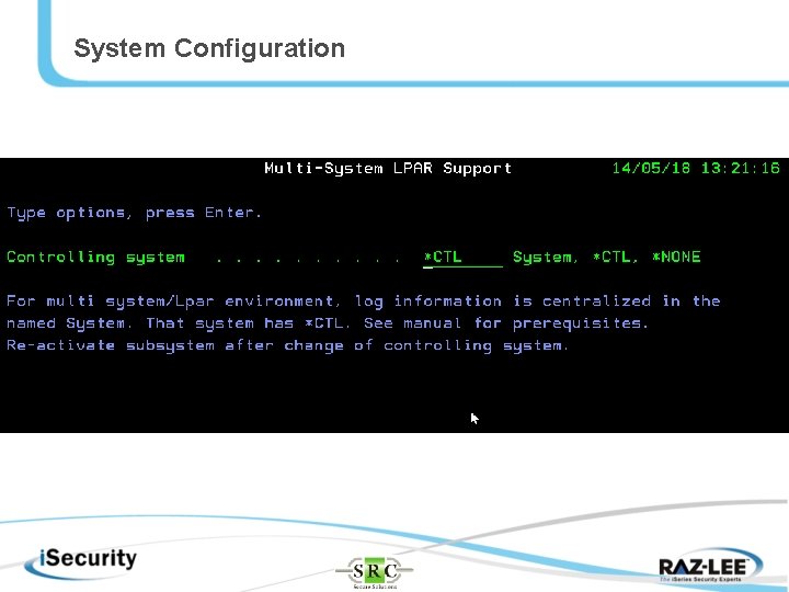 System Configuration 