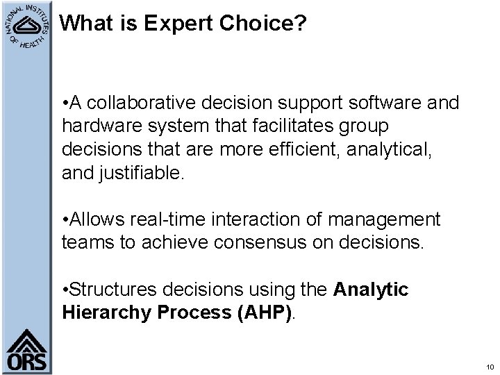 ahp software expert choice
