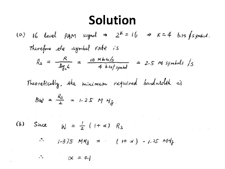 Solution 