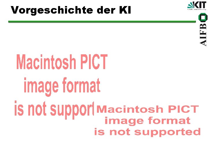 Vorgeschichte der KI 