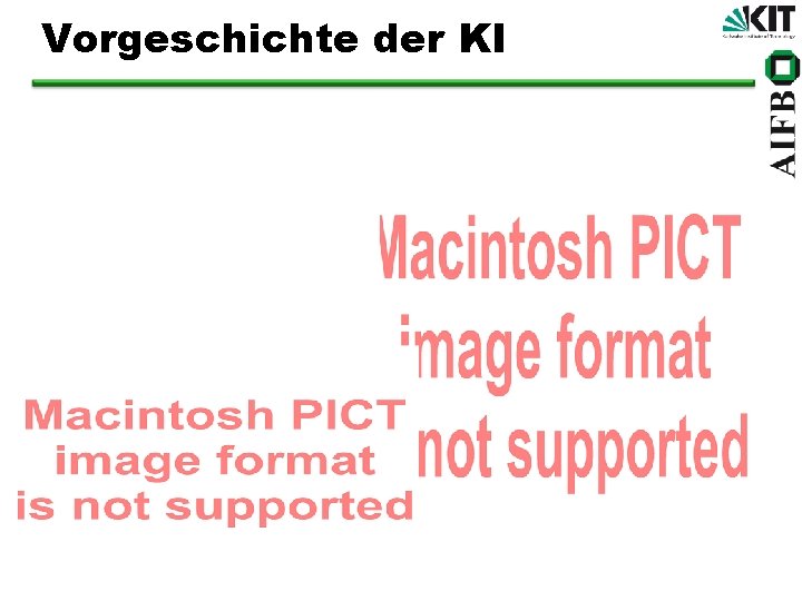 Vorgeschichte der KI 