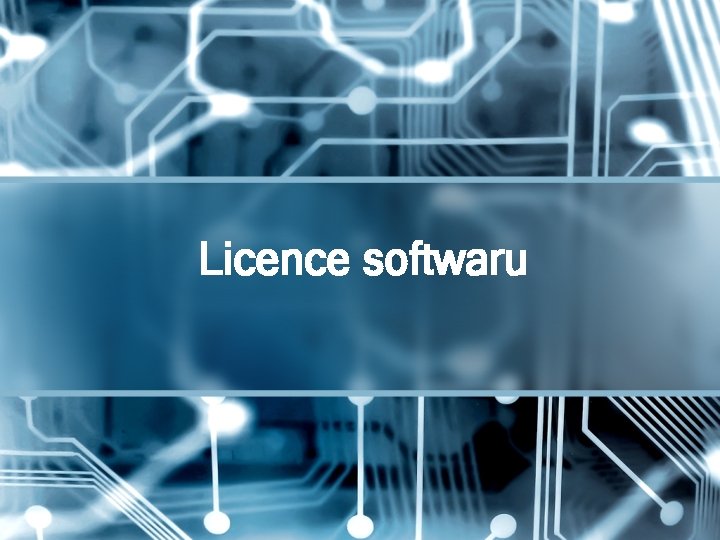 Licence softwaru 