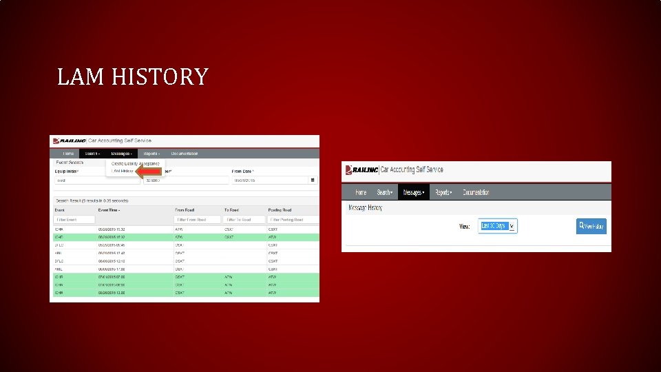 LAM HISTORY 
