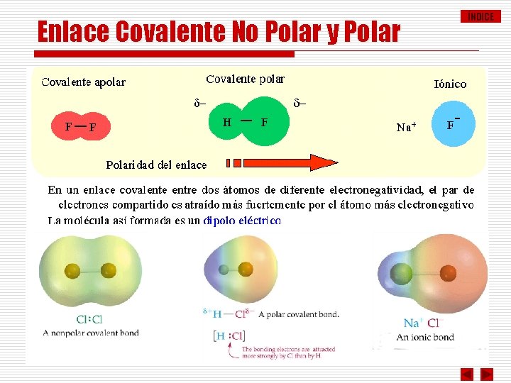 Enlace Covalente No Polar y Polar ÍNDICE 