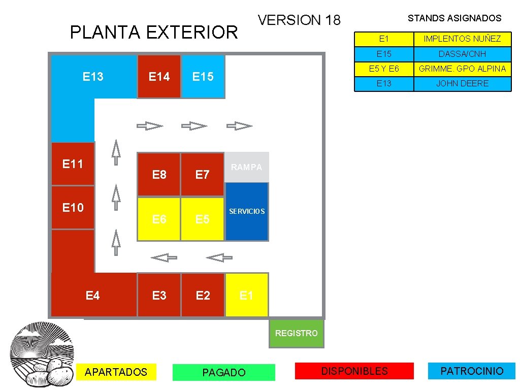 VERSION 18 PLANTA EXTERIOR E 13 E 11 E 14 E 8 E 10