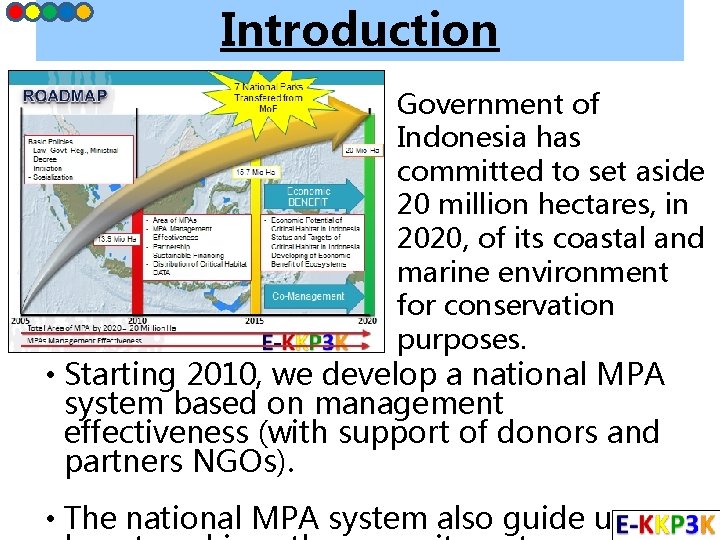Introduction Government of Indonesia has committed to set aside 20 million hectares, in 2020,