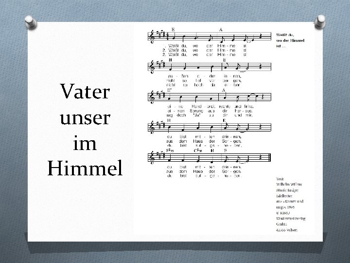 Vater unser im Himmel 