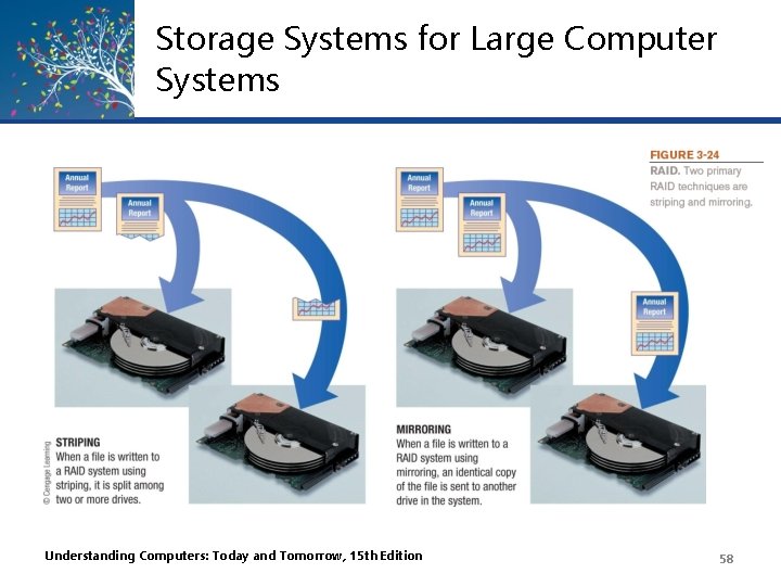 Storage Systems for Large Computer Systems Understanding Computers: Today and Tomorrow, 15 th Edition