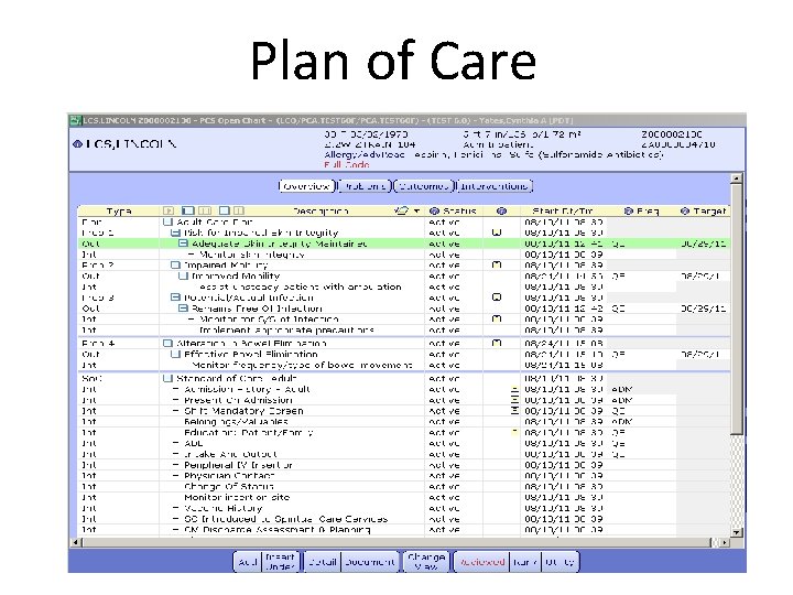 Plan of Care 