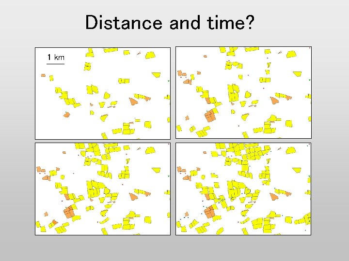 Distance and time? 1 km 