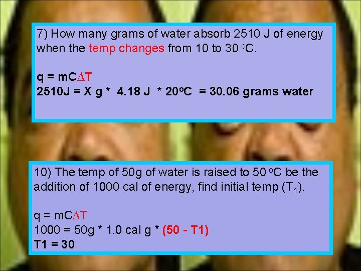 1calculate T For 4 0 Gram Water Absorbing