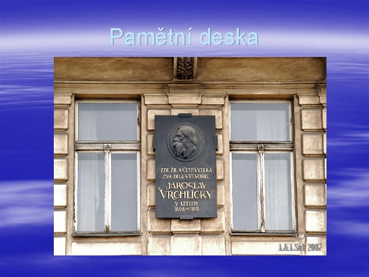 Pamětní deska 