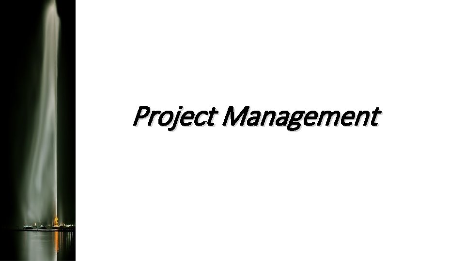 Project Management 