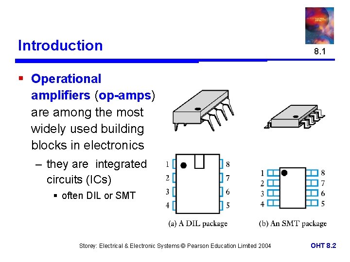 Introduction 8. 1 § Operational amplifiers (op-amps) are among the most widely used building