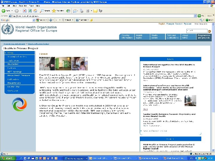 Health in Prisons Project 