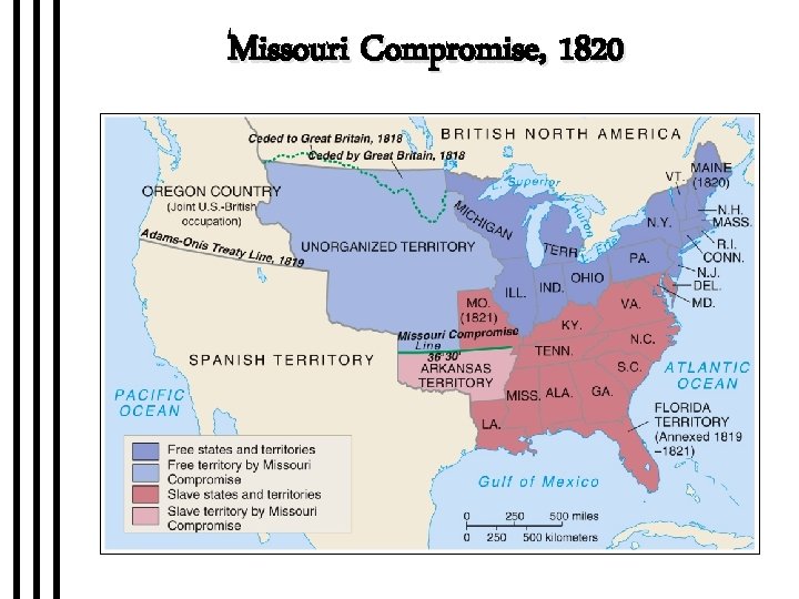 Missouri Compromise, 1820 