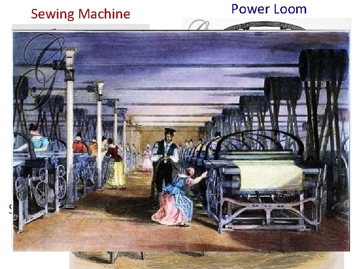 Sewing Machine Spinning Mule Power Loom 