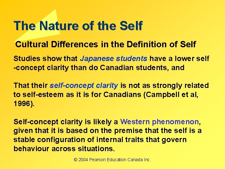 The Nature of the Self Cultural Differences in the Definition of Self Studies show The Nature of the Self Cultural Differences in the Definition of Self Studies show