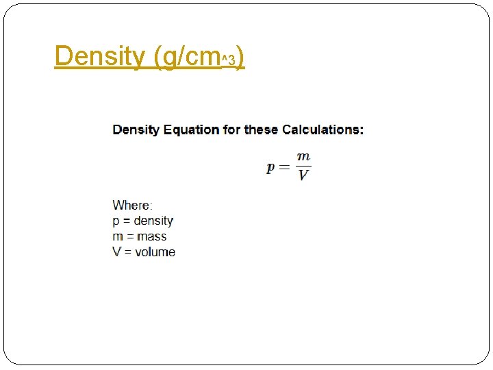 Density (g/cm^3) 