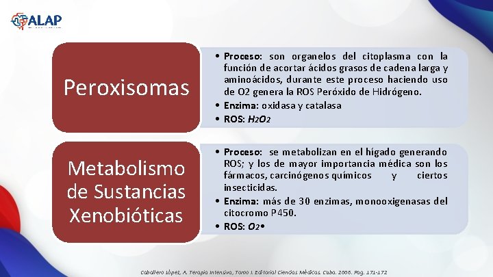 Peroxisomas • Proceso: son organelos del citoplasma con la función de acortar ácidos grasos