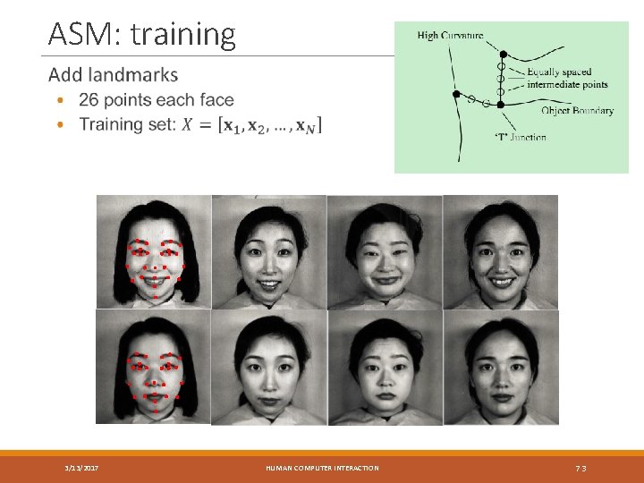 ASM: training 3/13/2017 HUMAN COMPUTER INTERACTION 73 