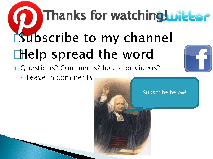 Thanks for watching! � Subscribe to my channel � Help spread the word �