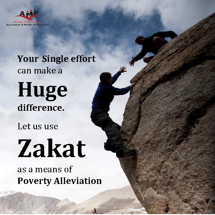 Your Single effort can make a Huge difference. Let us use Zakat as a