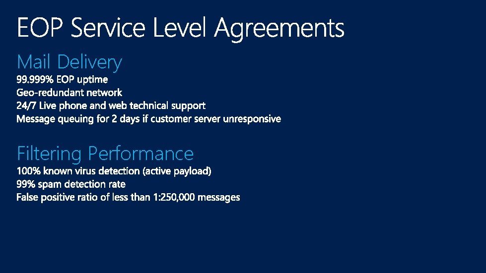 Mail Delivery Filtering Performance 